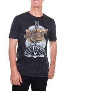 Johnny Cash Guitar Logo contry rock Official T-Shirt L NWT